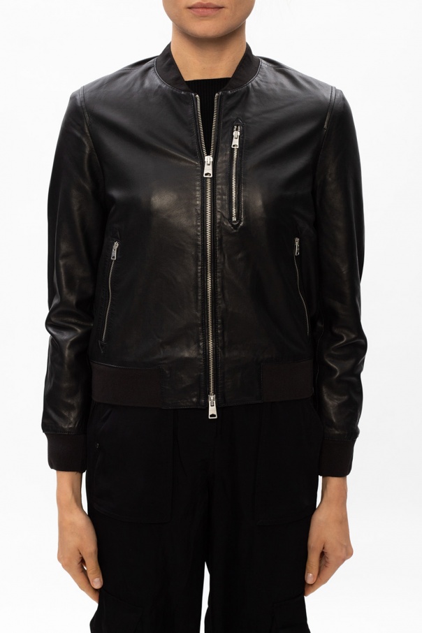 Remy leather bomber jacket sale